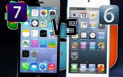 Rozdíl mezi Apple iOS 6 a iOS 7