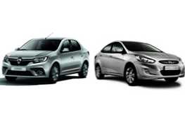 Perbandingan Renault Logan atau Hyundai Solaris dan mobil mana yang lebih baik untuk digunakan