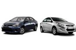 Perbandingan Toyota Corolla atau Hyundai Solaris dan mana yang lebih baik