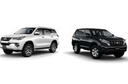 Porovnanie automobilov Toyota Fortuner alebo Prado a čo je lepšie?