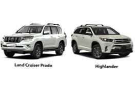 Porovnanie Toyota Land Cruiser Prado alebo Toyota Highlander a čo je lepšie?