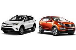 Сравнение на автомобили Toyota RAV4 или Kia Sportage и кое е по-добро?