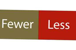 У чому різниця між Fewer і Less?