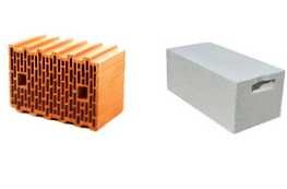 У чому різниця між керамічні блоками і газобетоном і що краще