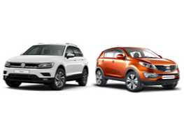 Porovnání Volkswagen Tiguan nebo Kia Sportage a co je lepší