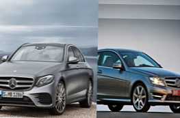 Třída Mercedes E a C, jaký je rozdíl a co je běžné